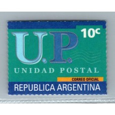 ARGENTINA 2001 GJ 3122 ESTAMPILLA NUEVA MINT CORTE DE SEGURIDAD MAYOR a 4 mm